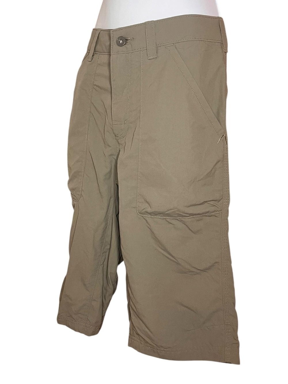 REI Olive-Tan Cargo Shorts